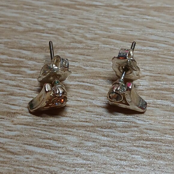 Vintage Avon Silver Tone Necklace & Earrings Costume Jewelry Set #23W - Picture 3 of 16